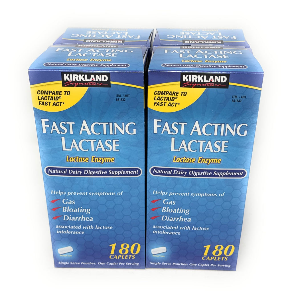 Fast Acting Lactase 720 Caplets 4 Pack C8764