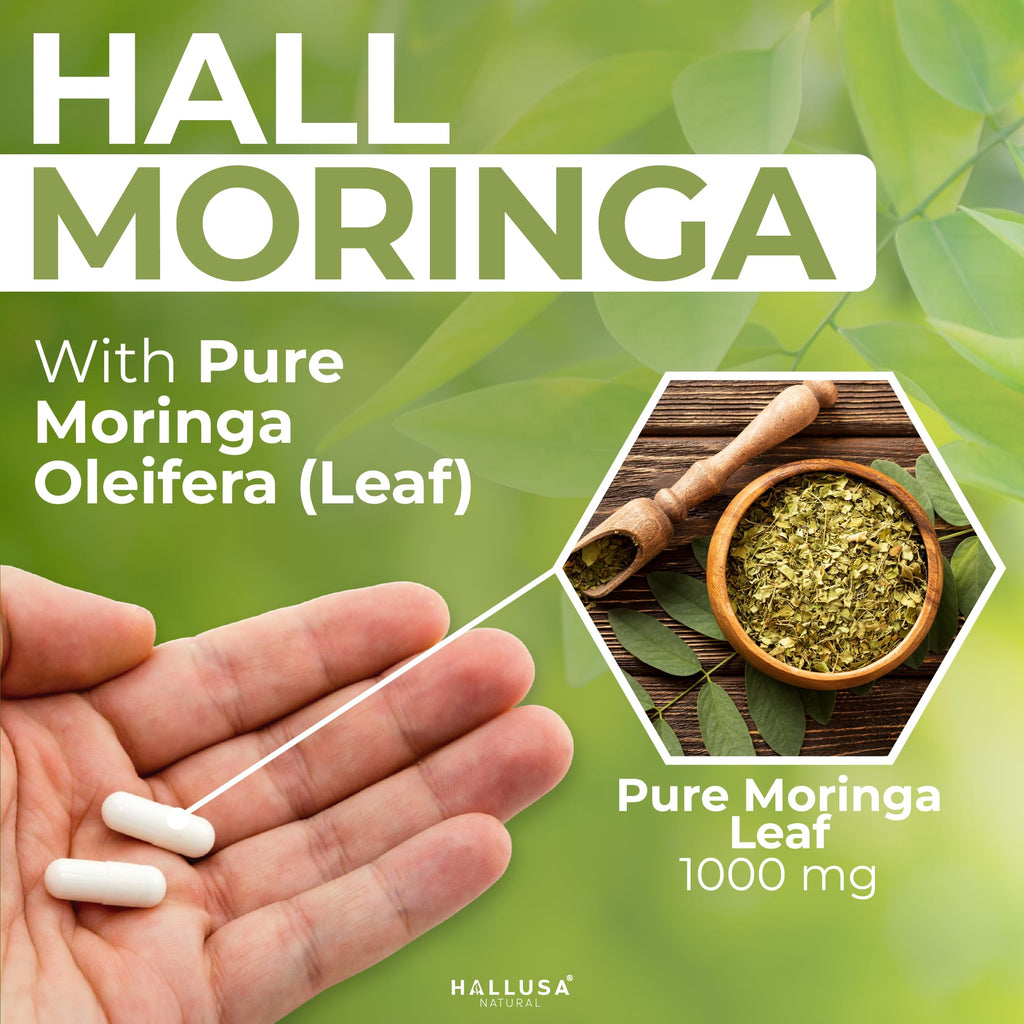 Moringa Oleifera Leaf 1000mg 60 Capsules X21422