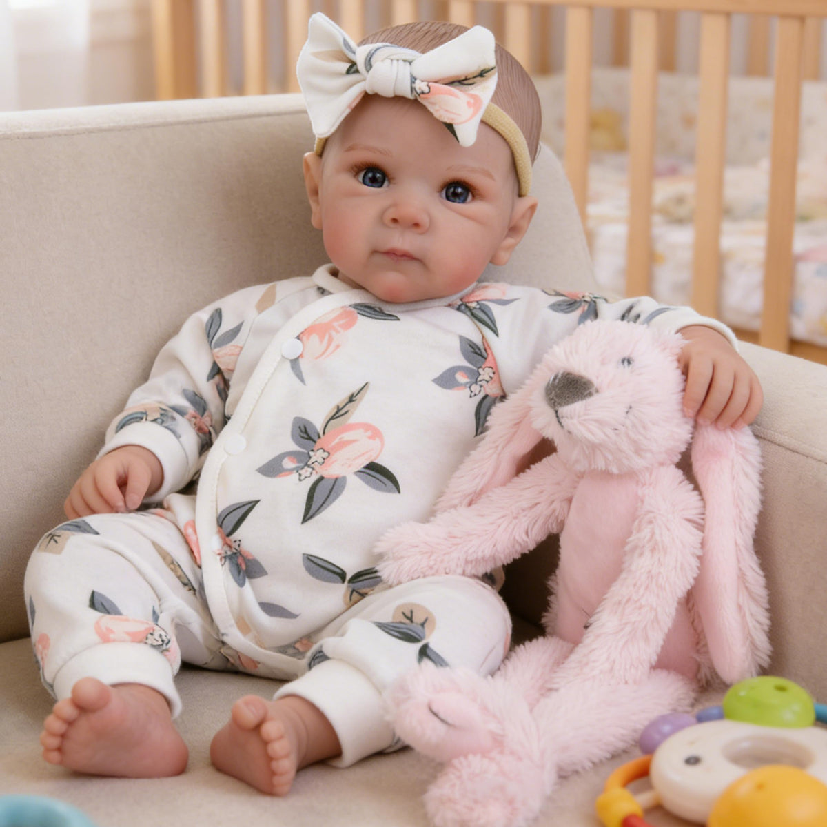 20 Inch Lifelike Reborn Baby Dolls Girl with Poseable Body F85183