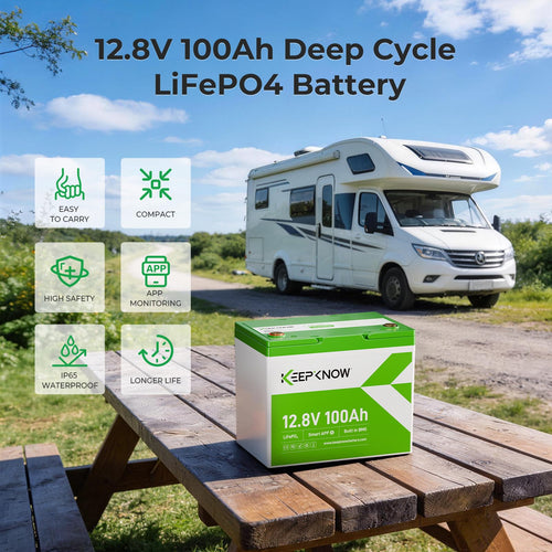 12V 100Ah Mini LiFePO4 Lithium Battery with Bluetooth G958953