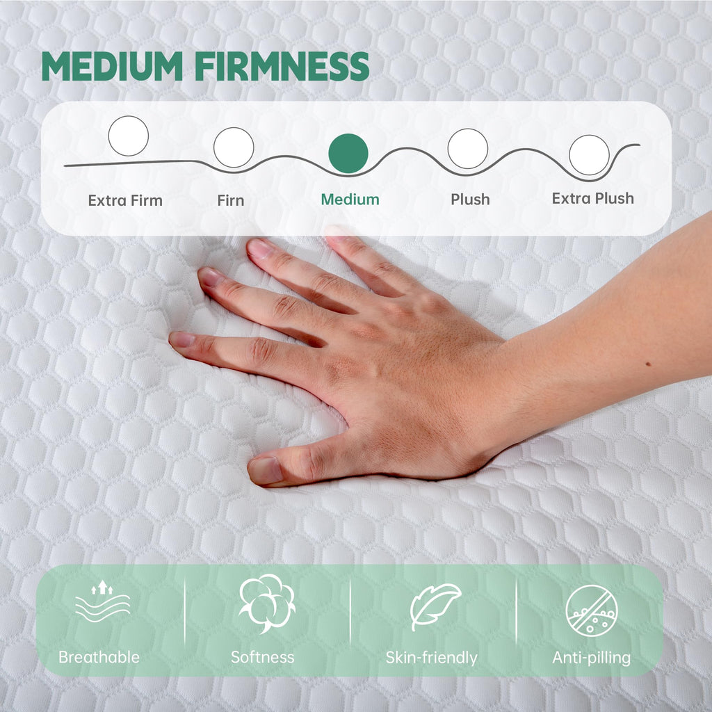 5 Inch Gel Memory Foam Twin Mattress K336