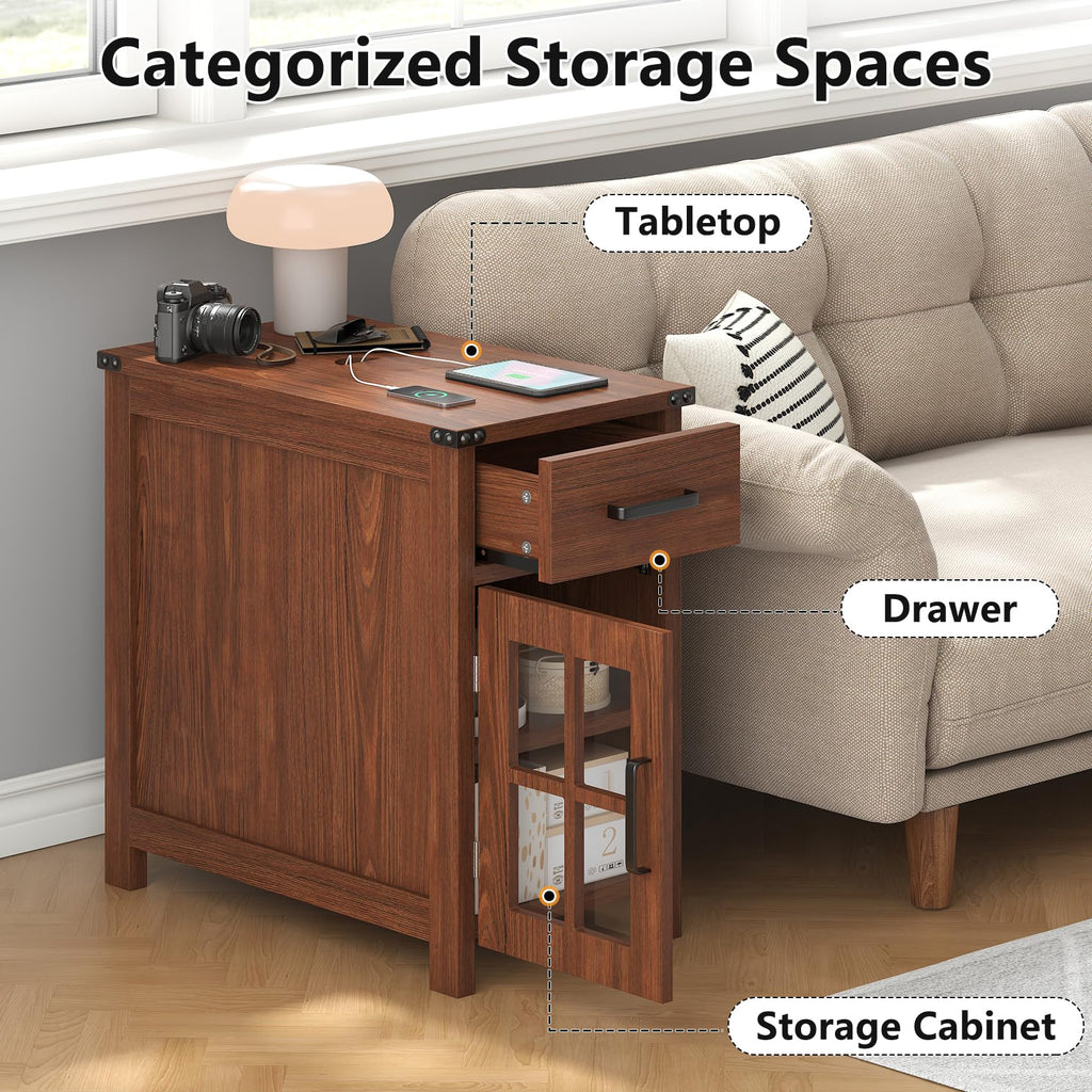 End Table with Charging Station I9423