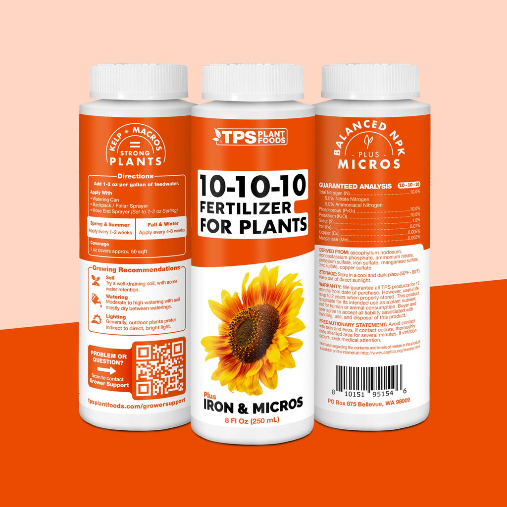 Balanced Liquid 10-10-10 Fertilizer 8 oz A16090