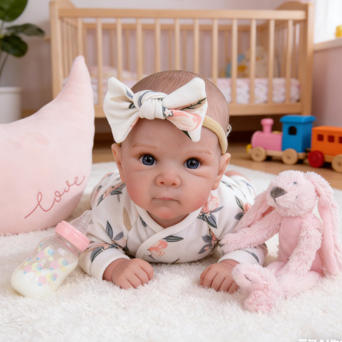 20 Inch Lifelike Reborn Baby Dolls Girl with Poseable Body F85183