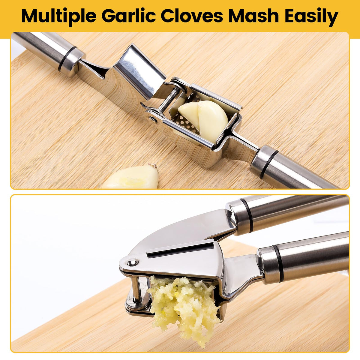 Stainless Steel Garlic Press Mincer A303