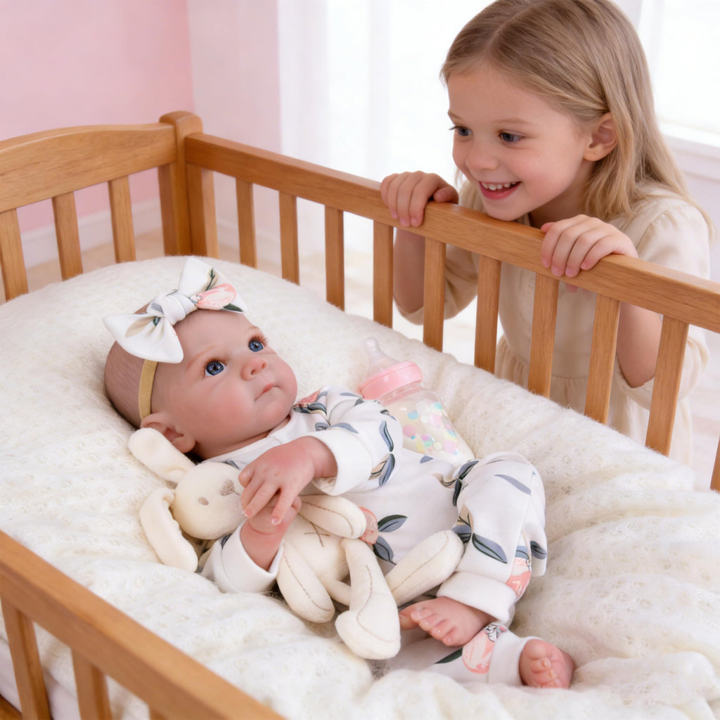 20 Inch Lifelike Reborn Baby Dolls Girl with Poseable Body F85183