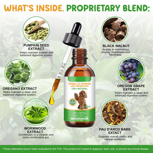 2 Fl Oz Herbal Digestive Support for Dogs T37816