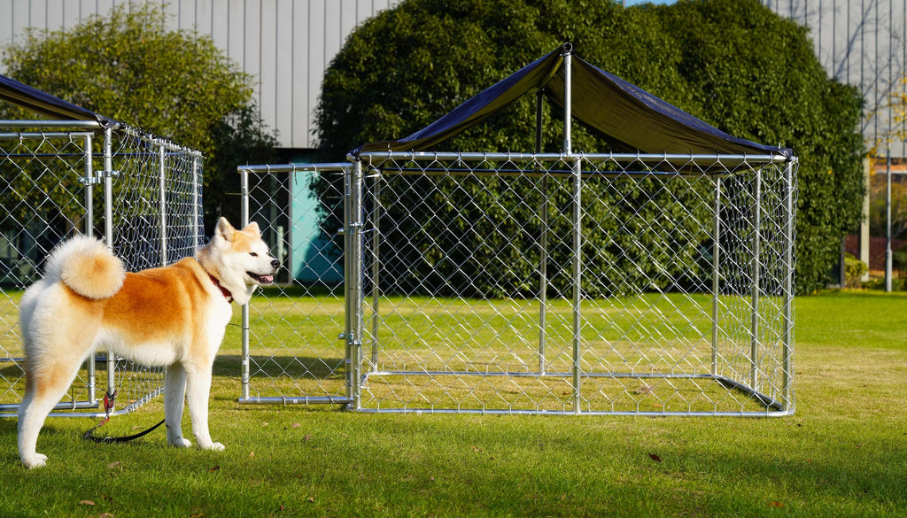 78"x 78" Heavy Duty Steel Dog Kennel V621835